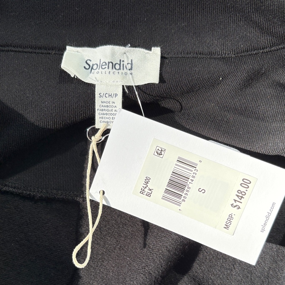 NWT Splendid Women's Dark Double-Breasted Pea Coat, size S - Picture 5 of 5